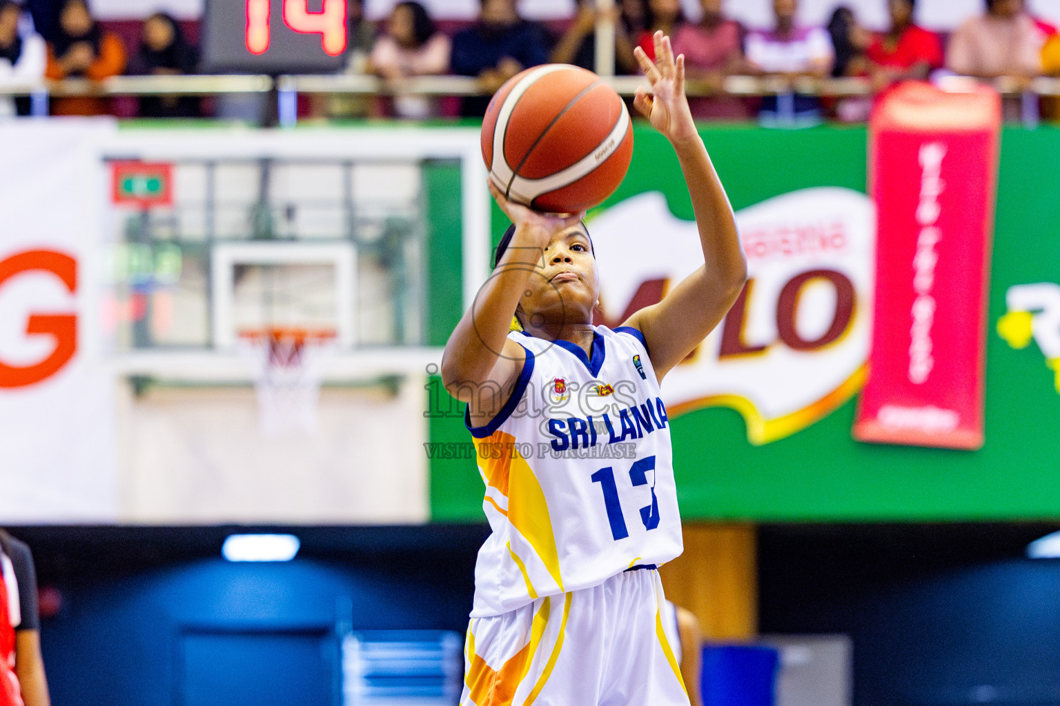 Maldives vs SriLanka in Day 2 of Under 16 Woman's Asian Cup SABA Qualifiers 2025 was held in Social Center, Male', Maldives on Friday, 13th June 2025. Photos: Nausham Waheed / images.mv