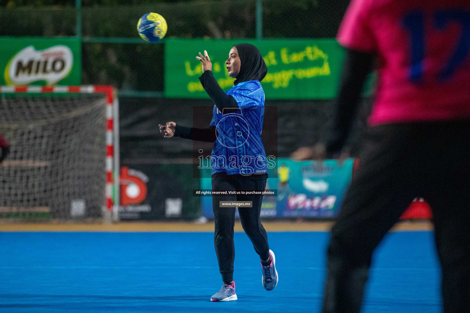 Day 8 of 6th MILO Handball Maldives Championship 2023, held in Handball ground, Male', Maldives on 27th May 2023 Photos: Nausham Waheed/ Images.mv