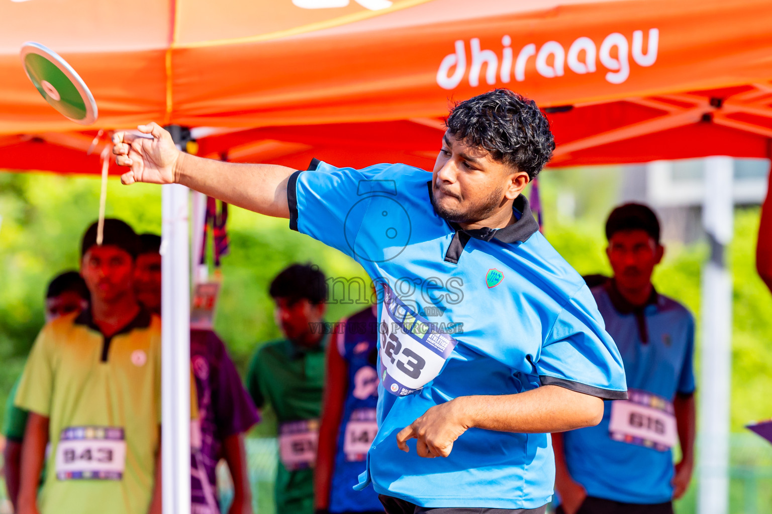 Day 5 of MWSC Interschool Athletics Championships 2024 held in Hulhumale Running Track, Hulhumale, Maldives on Wednesday, 13th November 2024. Photos by: Nausham Waheed / Images.mv