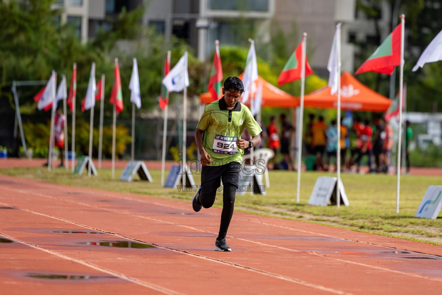 Day 2 of MWSC Interschool Athletics Championships 2024 held in Hulhumale Running Track, Hulhumale, Maldives on Sunday, 10th November 2024. 
Photos by:  Hassan Simah / Images.mv