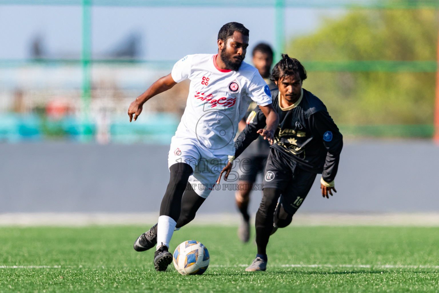 Furious FC vs JT Sports from Manadhoo Council Cup 2024 in N Manadhoo Maldives on Saturday, 24th February 2023. Photos: Nausham Waheed / images.mv