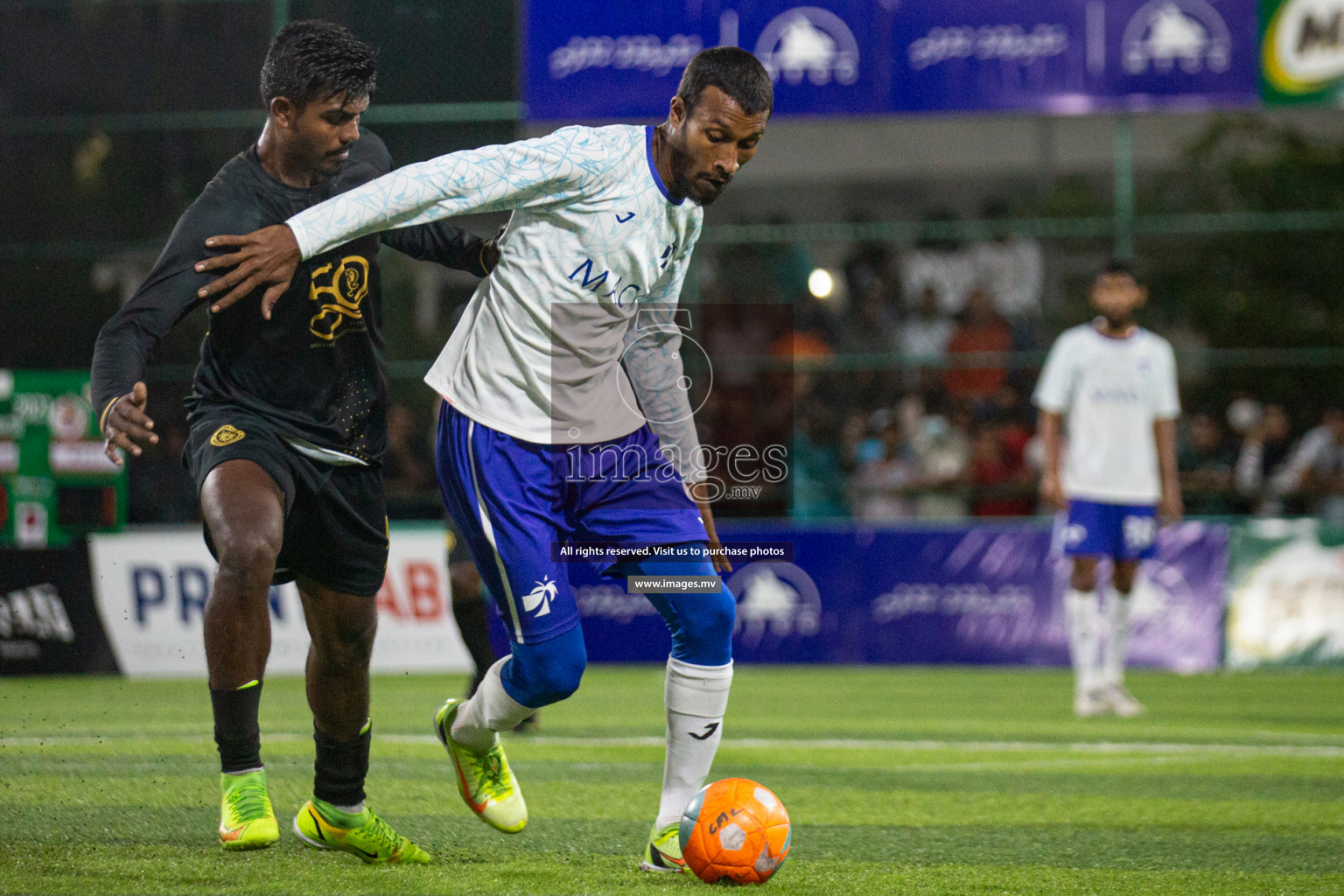 Prison Club vs MACL in the Quarter Finals of Club Maldives 2021 held at Hulhumale;, on 12th December 2021 Photos: Nasam / images.mv