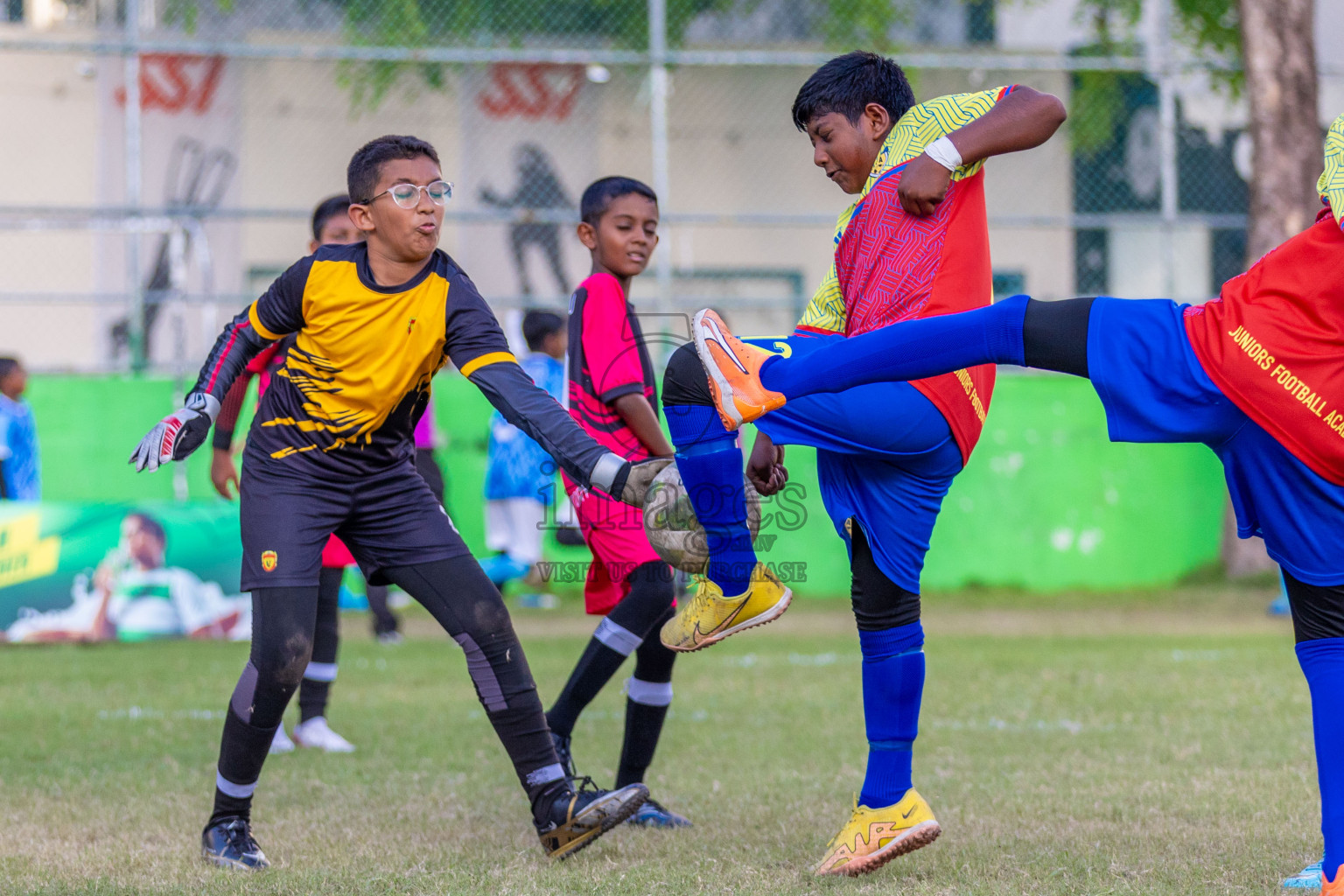 Day 2  of MILO Academy Championship 2024 - U12 was held at Henveiru Grounds in Male', Maldives on Thursday, 5th July 2024. Photos: Shuu Abdul Sattar / images.mv