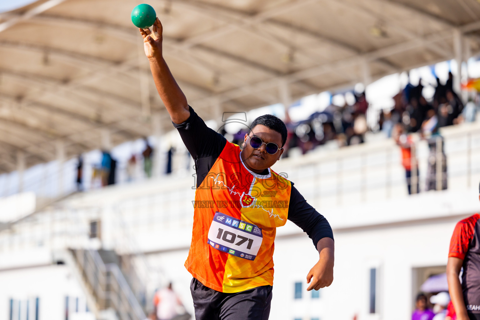 Day 5 of MWSC Interschool Athletics Championships 2024 held in Hulhumale Running Track, Hulhumale, Maldives on Wednesday, 13th November 2024. Photos by: Nausham Waheed / Images.mv