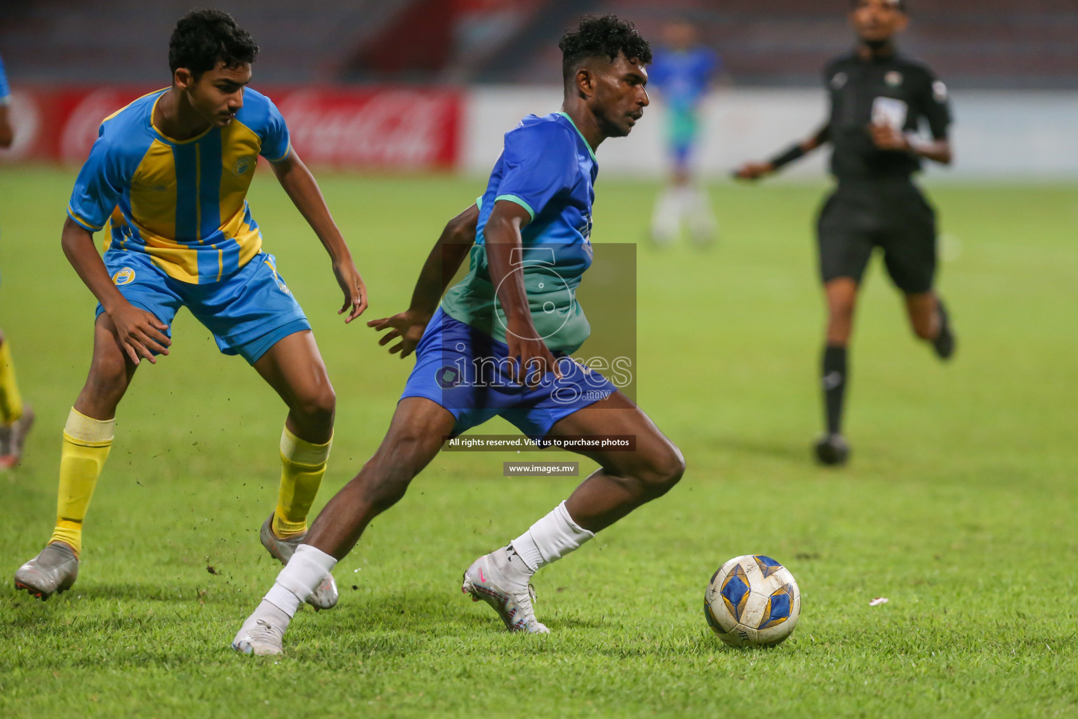 President's Cup 2023 - Club Valencia vs Super United Sports, held in National Football Stadium, Male', Maldives  Photos: Mohamed Mahfooz Moosa/ Images.mv