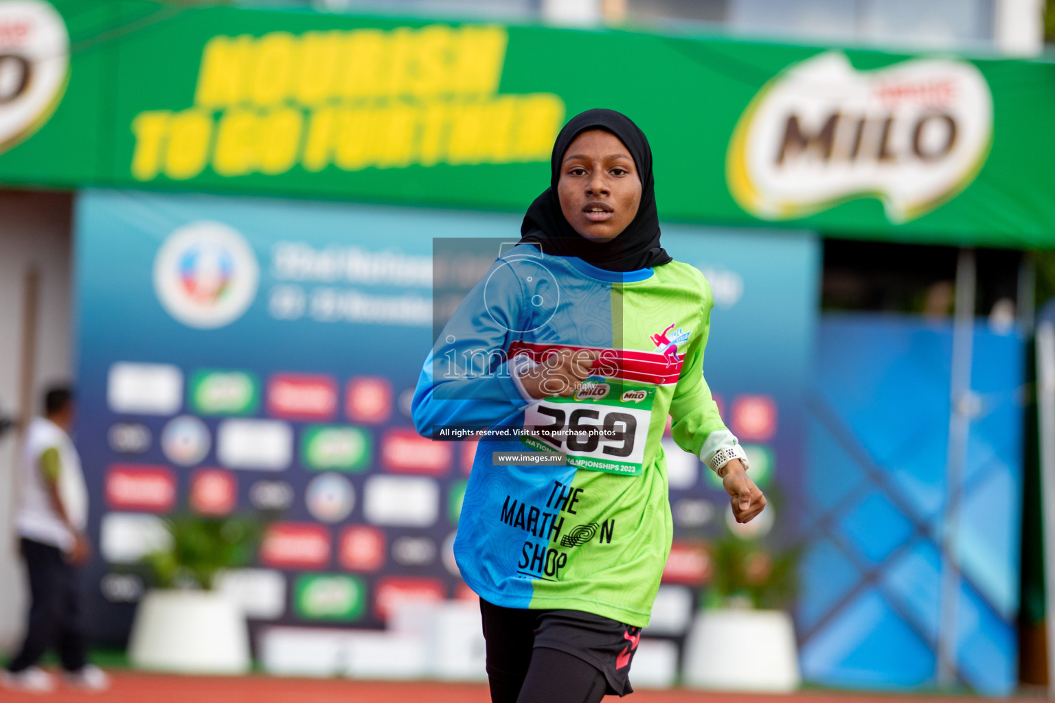 Day 2 of National Athletics Championship 2023 was held in Ekuveni Track at Male', Maldives on Friday, 24th November 2023. Photos: Hassan Simah / images.mv