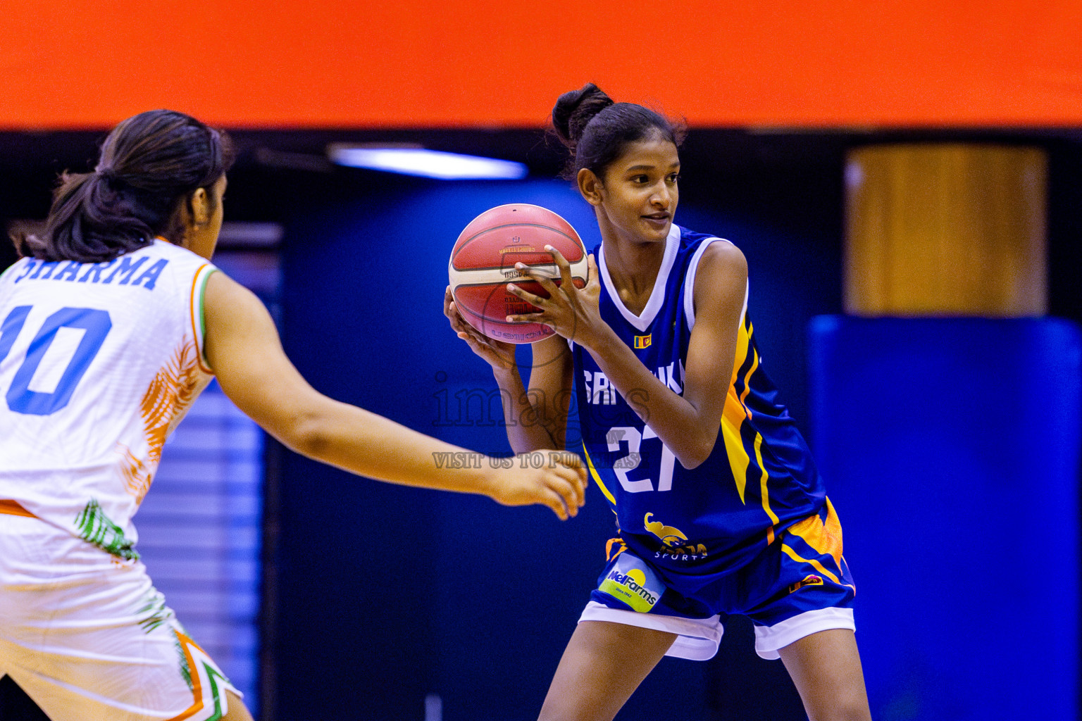 India vs SriLanka in Day 1 of Under 16 Woman's Asian Cup SABA Qualifiers 2025 was held in Social Center, Male', Maldives on 12th June 2025. Photos: Nausham Waheed / images.mv