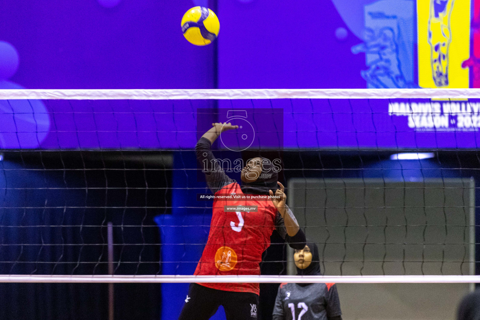 Volleyball Association Cup 2022-Women's Division-Match Day 4 was held in Male', Maldives on Friday, 27th May 2022 at Social Center Indoor Hall. Photos By: Ismail Thoriq/images.mv