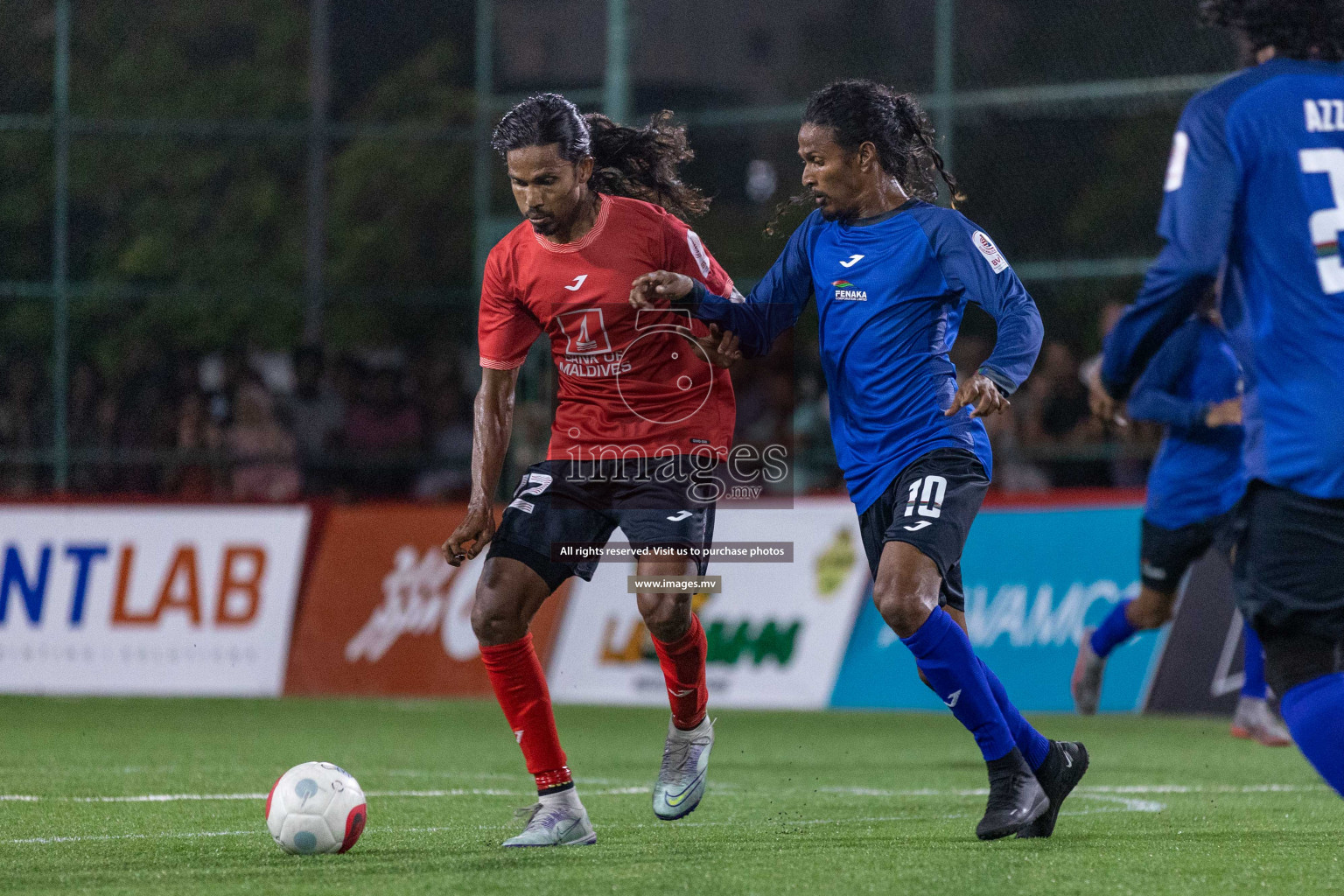 Team Fenaka vs United BML in Club Maldives Cup 2022 was held in Hulhumale', Maldives on Sunday, 9th October 2022. Photos: Ismail Thoriq / images.mv