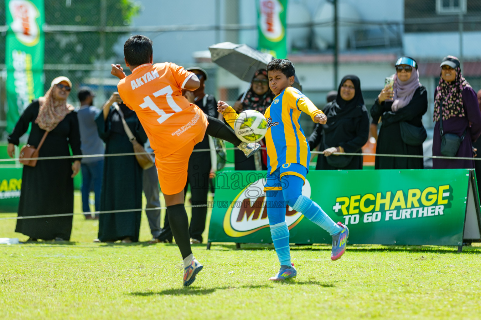Day 3 of MILO Academy Championship 2025 (U-12) was held at Henveiru Stadium in Male', Maldives on Saturday, 3rd May 2025. 
Photos: Hassan Simah  / images.mv