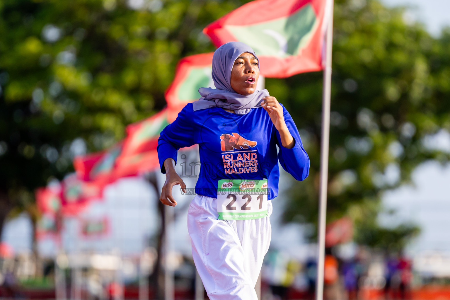 Day 2 of National Athletics Championship 2025 was held at Ekuveni Running Ground in Male', Maldives on Friday, 15th August 2025. Photos: Nausham Waheed  / images.mv