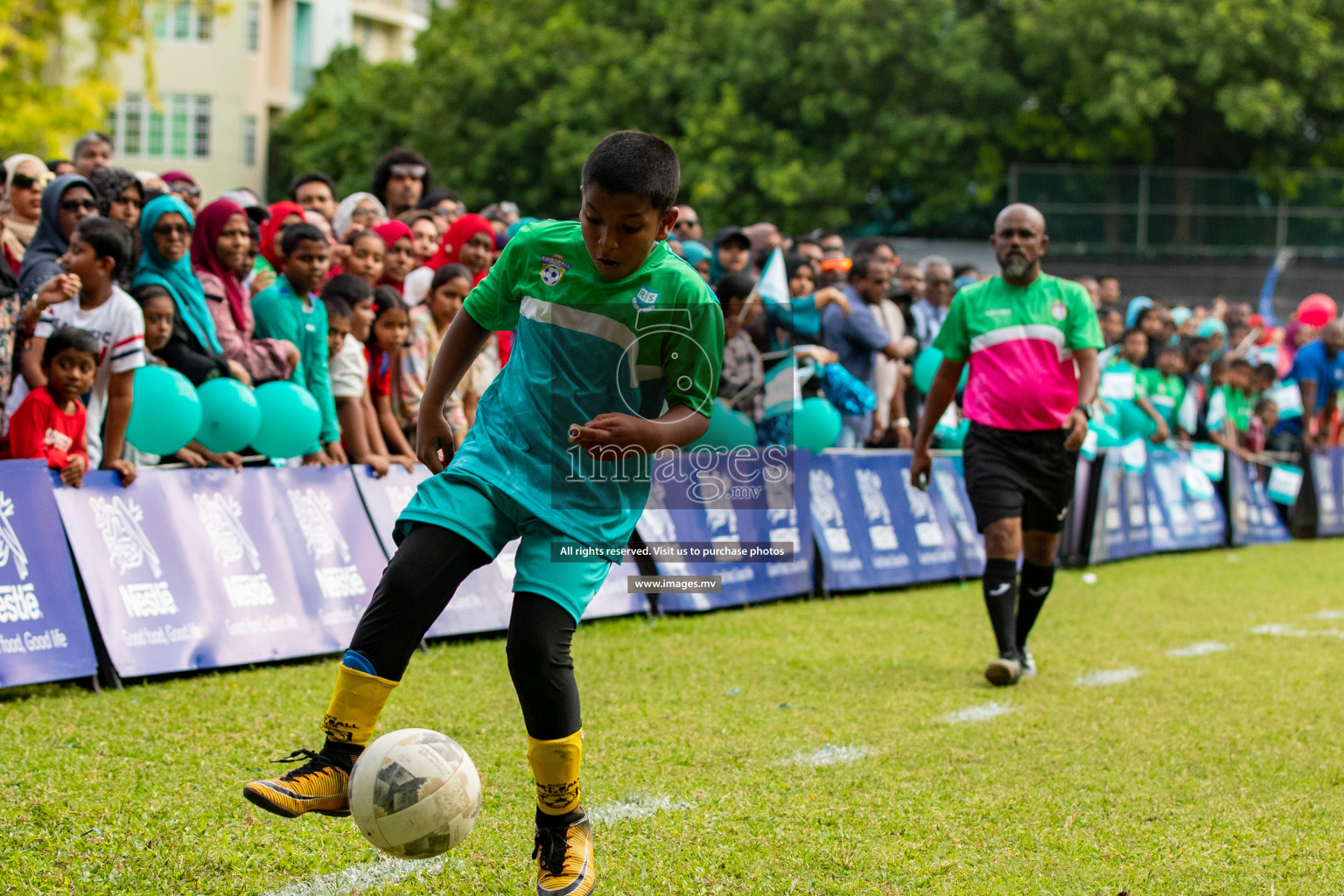 Day 4 of Milo Kids Football Fiesta 2022 was held in Male', Maldives on 22nd October 2022. Photos:Hassan Simah / images.mv