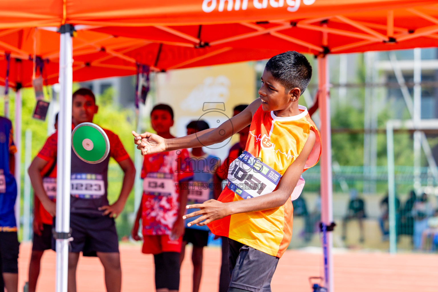 Day 4 of MWSC Interschool Athletics Championships 2024 held in Hulhumale Running Track, Hulhumale, Maldives on Tuesday, 12th November 2024. Photos by: Nausham Waheed / Images.mv