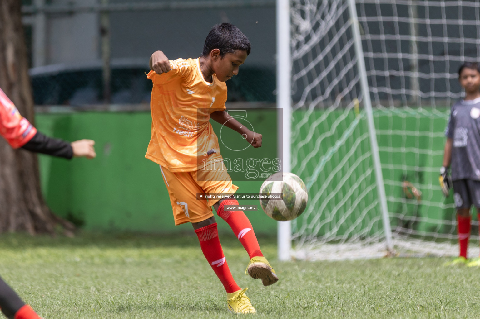 Day 1 of Nestle kids football fiesta, held in Henveyru Football Stadium, Male', Maldives on Wednesday, 11th October 2023 Photos: Shut Abdul Sattar/ Images.mv