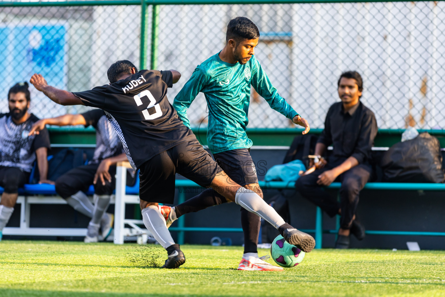 Club PK vs Green Lakers in Day 3 of BG Futsal Challenge 2024 was held on Thursday, 14th March 2024, in Male', Maldives Photos: Nausham Waheed / images.mv