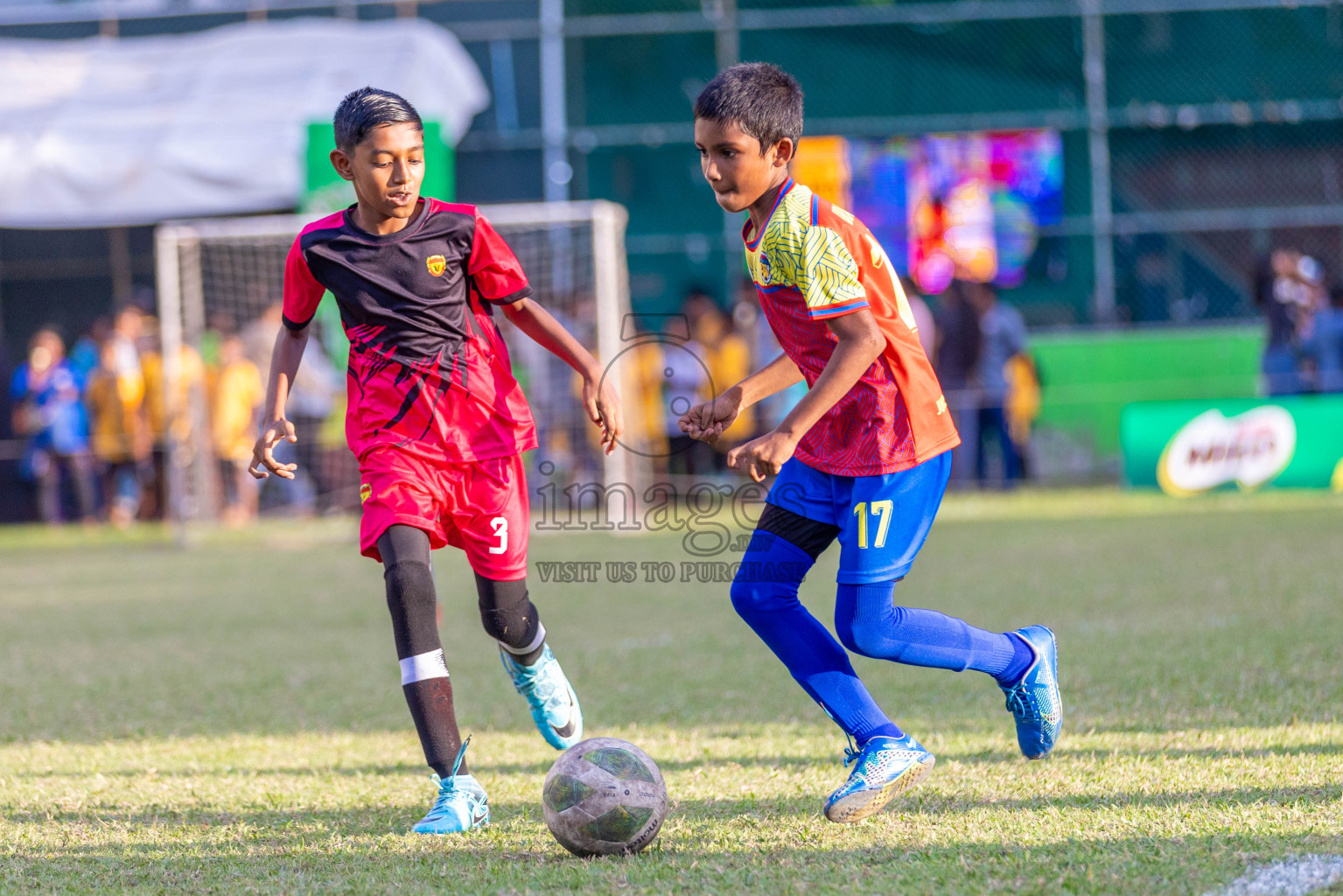 Day 2  of MILO Academy Championship 2024 - U12 was held at Henveiru Grounds in Male', Maldives on Thursday, 5th July 2024. Photos: Shuu Abdul Sattar / images.mv