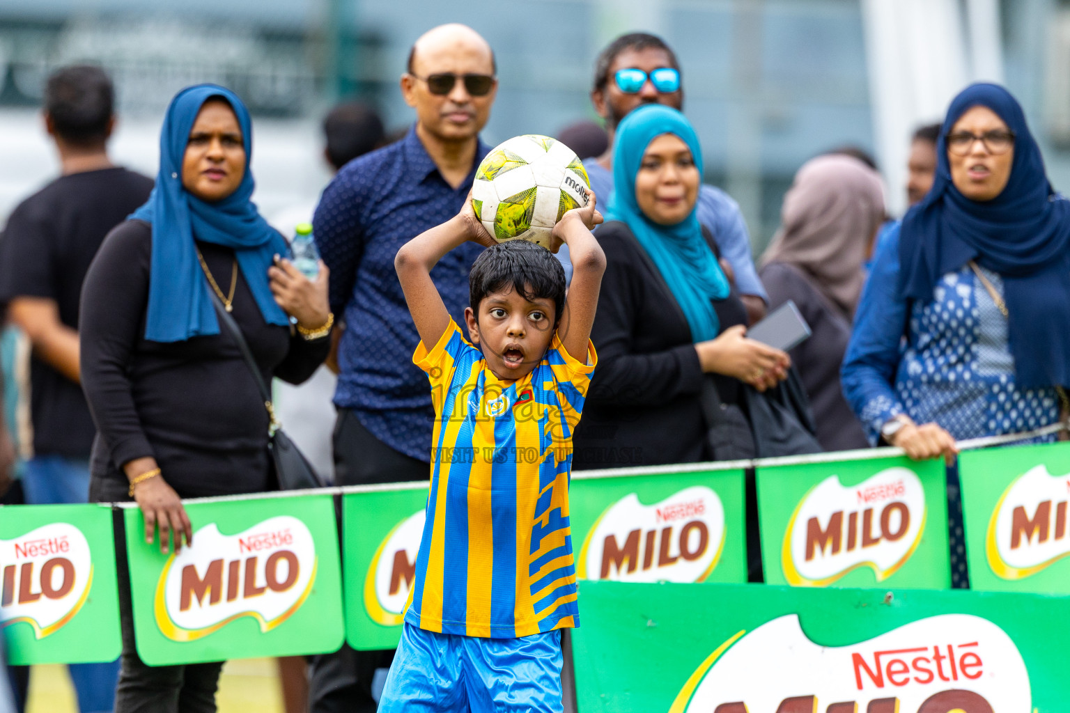 Day 1 of MILO SVAM Juniors 2025 (U-8) was held at Henveiru Stadium in Male', Maldives on Thursday, 26th June 2025. Photos: Mohamed Mahfooz Moosa / images.mv