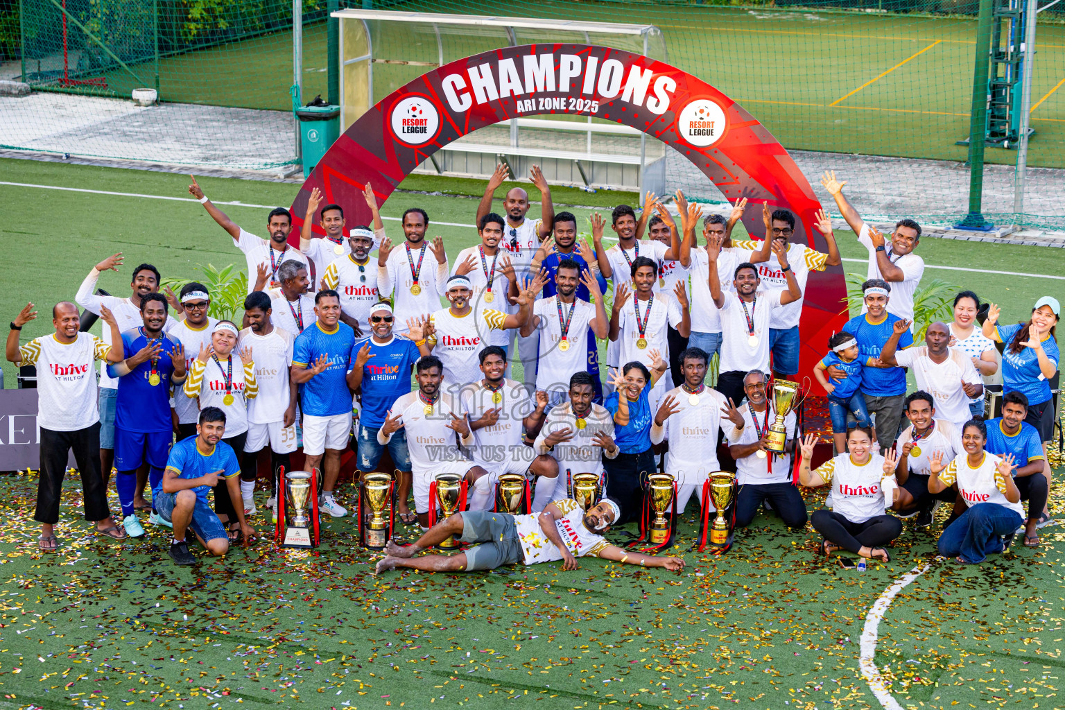 Barcelo vs Conrad in the Final of Resort League 2025 (Ari Zone) was held on Sunday, 28th June 2025 in Conrad Maldives Rangali Island, Alif Dhaalu Atoll, Maldives. Photos: Nausham Waheed / images.mv
