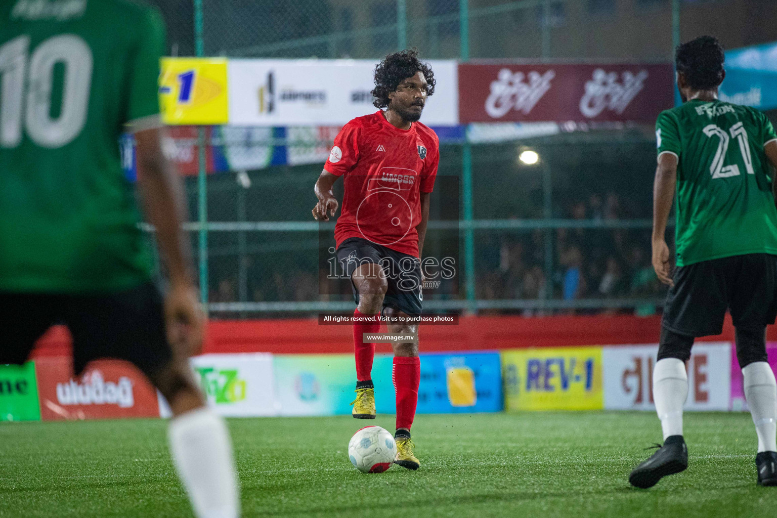 Sh. Kanditheemu vs Sh. Bilehfahi in Day 2 of Golden Futsal Challenge 2023 on 06 February 2023 in Hulhumale, Male, Maldives