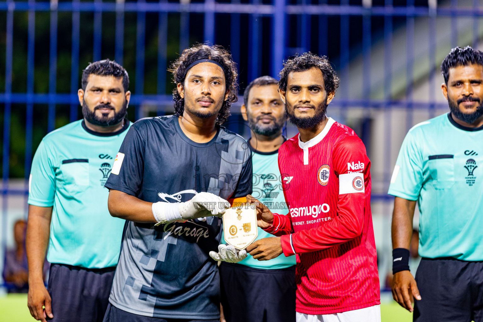 CC Sports Club vs FC Marlins in Day 2 of Eydhafushi Futsal Cup 2024 was held on Tuesday, 9th April 2024, in B Eydhafushi, Maldives Photos: Nausham Waheed / images.mv