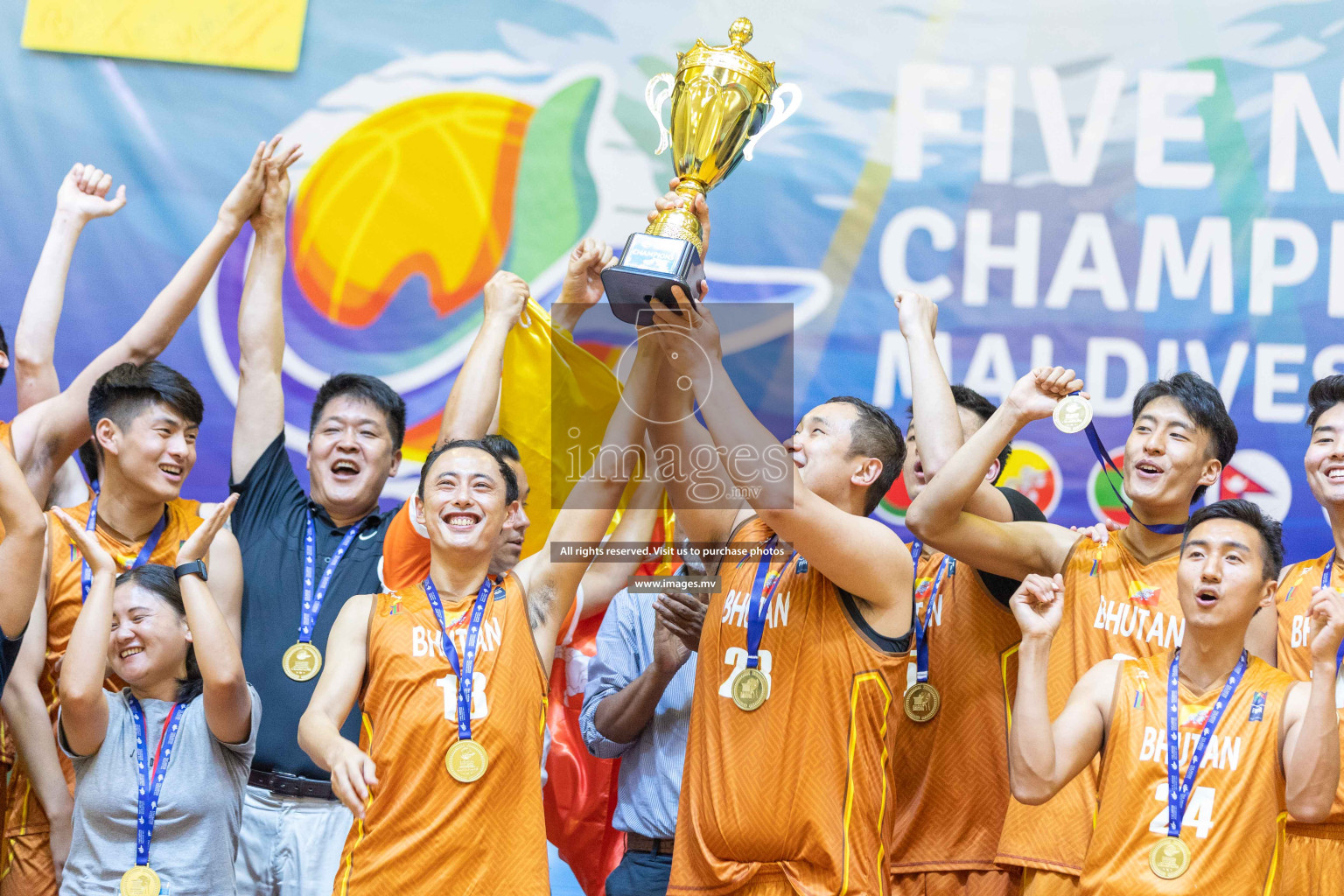 Bangladesh vs Bhutan in the final of Five Nation Championship 2023 was held in Social Center, Male', Maldives on Thursday, 22nd June 2023. Photos: Ismail Thoriq / images.mv