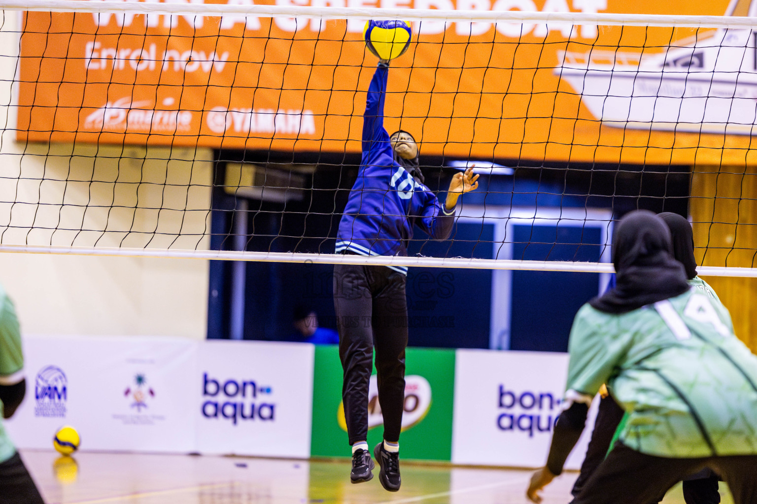 Finals of Interschool Volleyball Tournament 2024 was held in Social Center at Male', Maldives on Friday, 6th December 2024. Photos: Nausham Waheed / images.mv