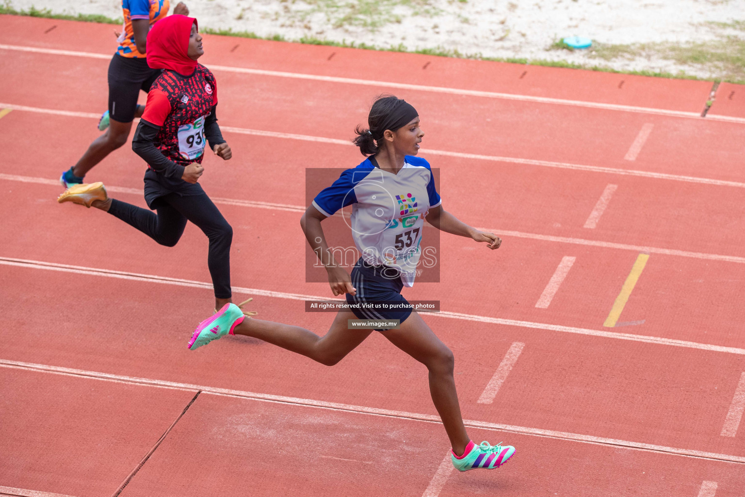 Day three of Inter School Athletics Championship 2023 was held at Hulhumale' Running Track at Hulhumale', Maldives on Tuesday, 16th May 2023. Photos: Nausham Waheed / images.mv