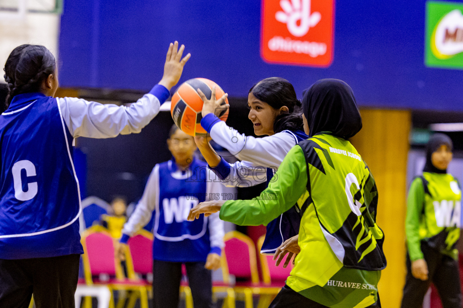 Day 10 of 25th Inter-School Netball Tournament was held in Social Center at Male', Maldives on Tuesday, 20th August 2024. Photos: Nausham Waheed / images.mv