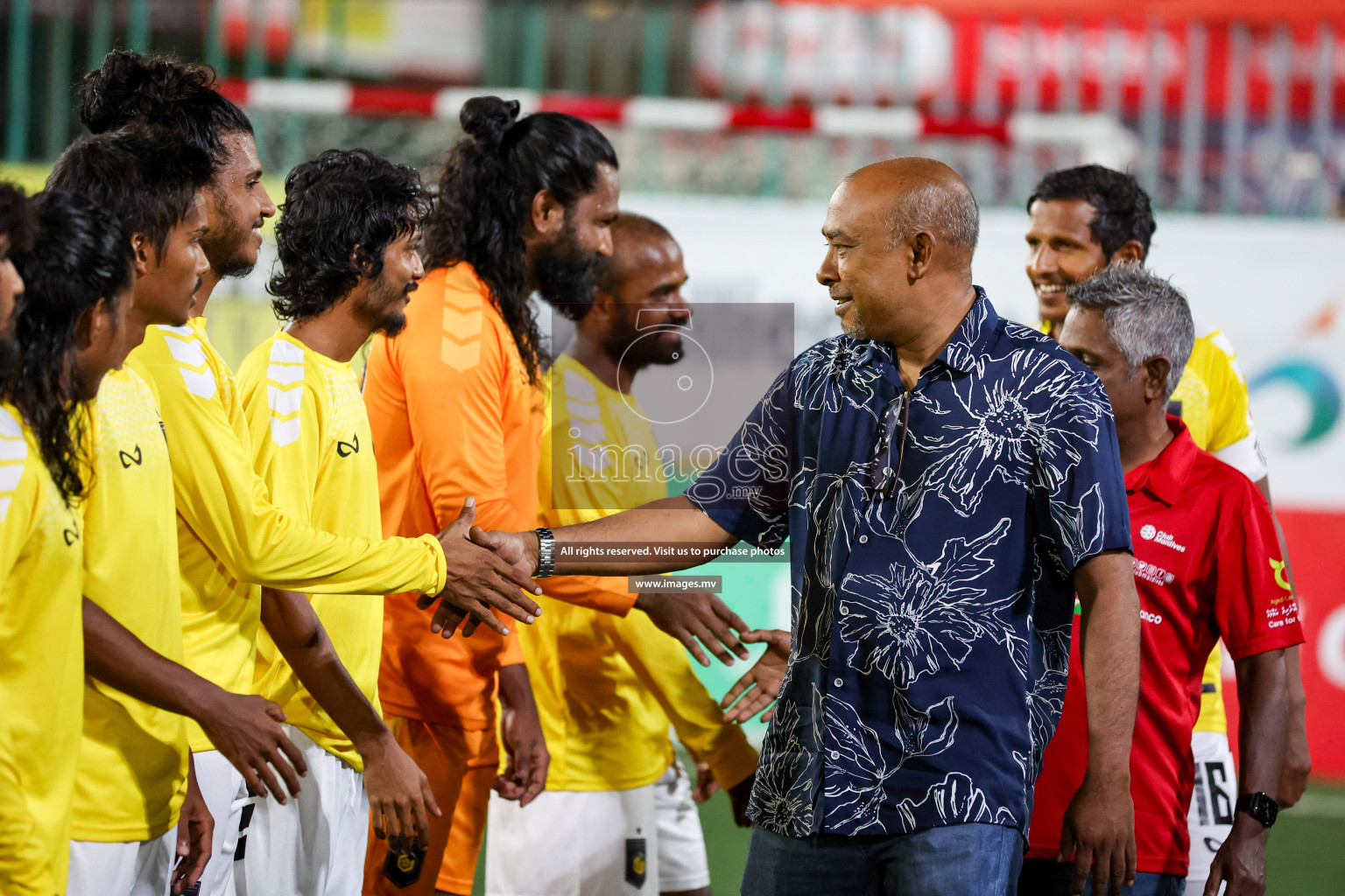 RRC vs Customs RC in Club Maldives Cup 2023 held in Hulhumale, Maldives, on Tuesday, 18th July 2023 Photos: Hassan Simah / images.mv