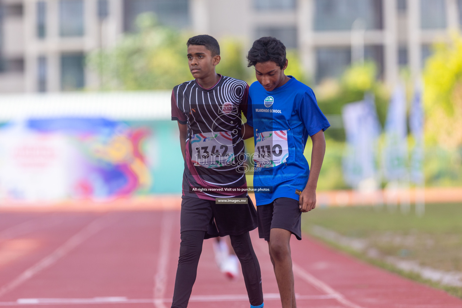 Day two of Inter School Athletics Championship 2023 was held at Hulhumale' Running Track at Hulhumale', Maldives on Sunday, 15th May 2023. Photos: Shuu/ Images.mv