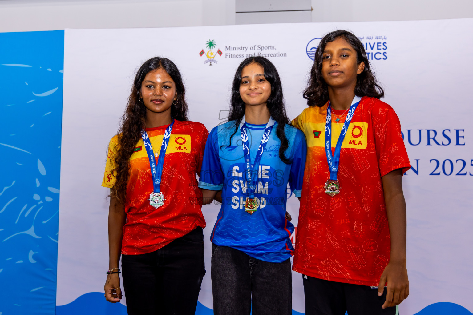 Closing Ceremony of 1st National Short Course Swimming Competition held in Hulhumale', Maldives on Thursday, 19th June 2025. Photos: Nausham Waheed / images.mv