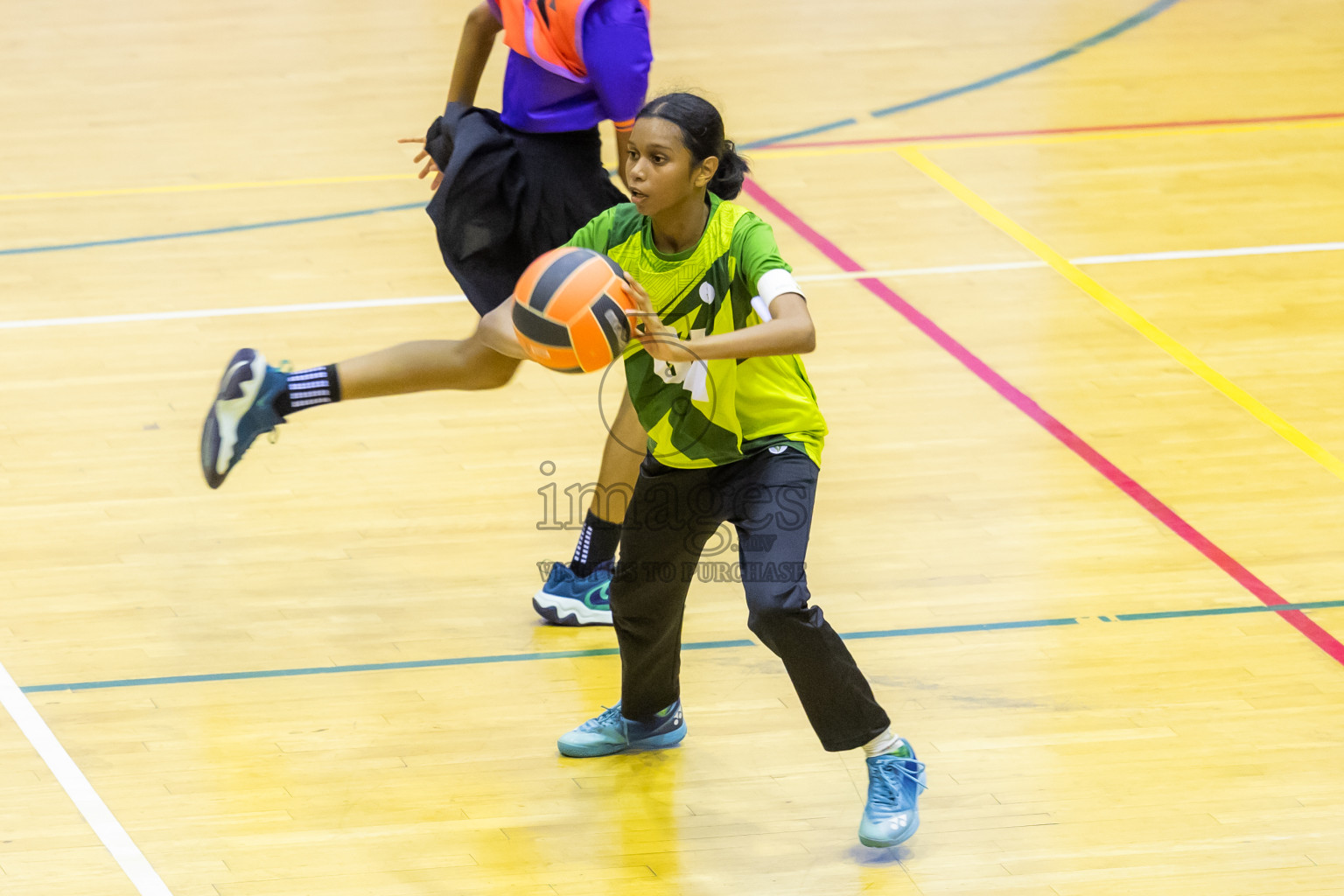 Day 14 of 25th Inter-School Netball Tournament was held in Social Center at Male', Maldives on Sunday, 25th August 2024. Photos: Hasni / images.mv