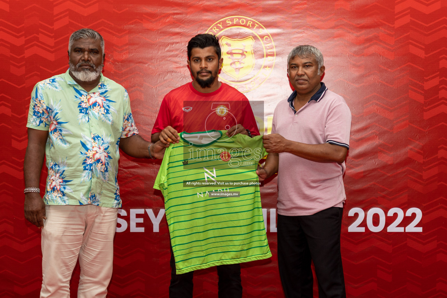 Victory Sports Club Jersey Unveiling 2022 on 14th July 2022, held in Jamaaludheen School Hall, Male', Maldives  Photos: Hassan Simah / Images.mv