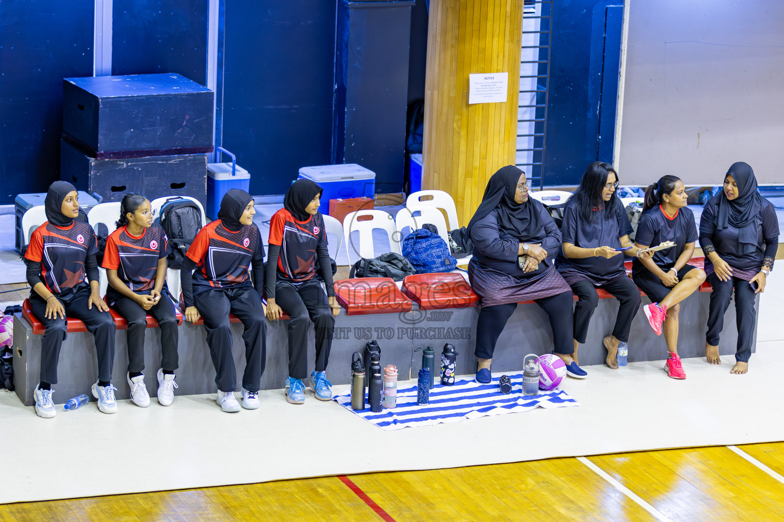 Day 9 of 26th Inter-School Netball Tournament 2025 was held in Social Center Indoor Hall on Sunday, 27th October 2025. Photos: Areef Adam / images.mv