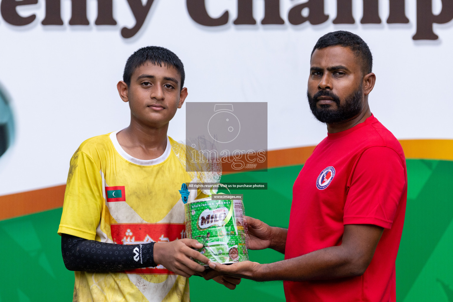 Day 2 of MILO Academy Championship 2023 (u14) was held in Henveyru Stadium Male', Maldives on 4th November 2023. Photos: Nausham Waheed / images.mv