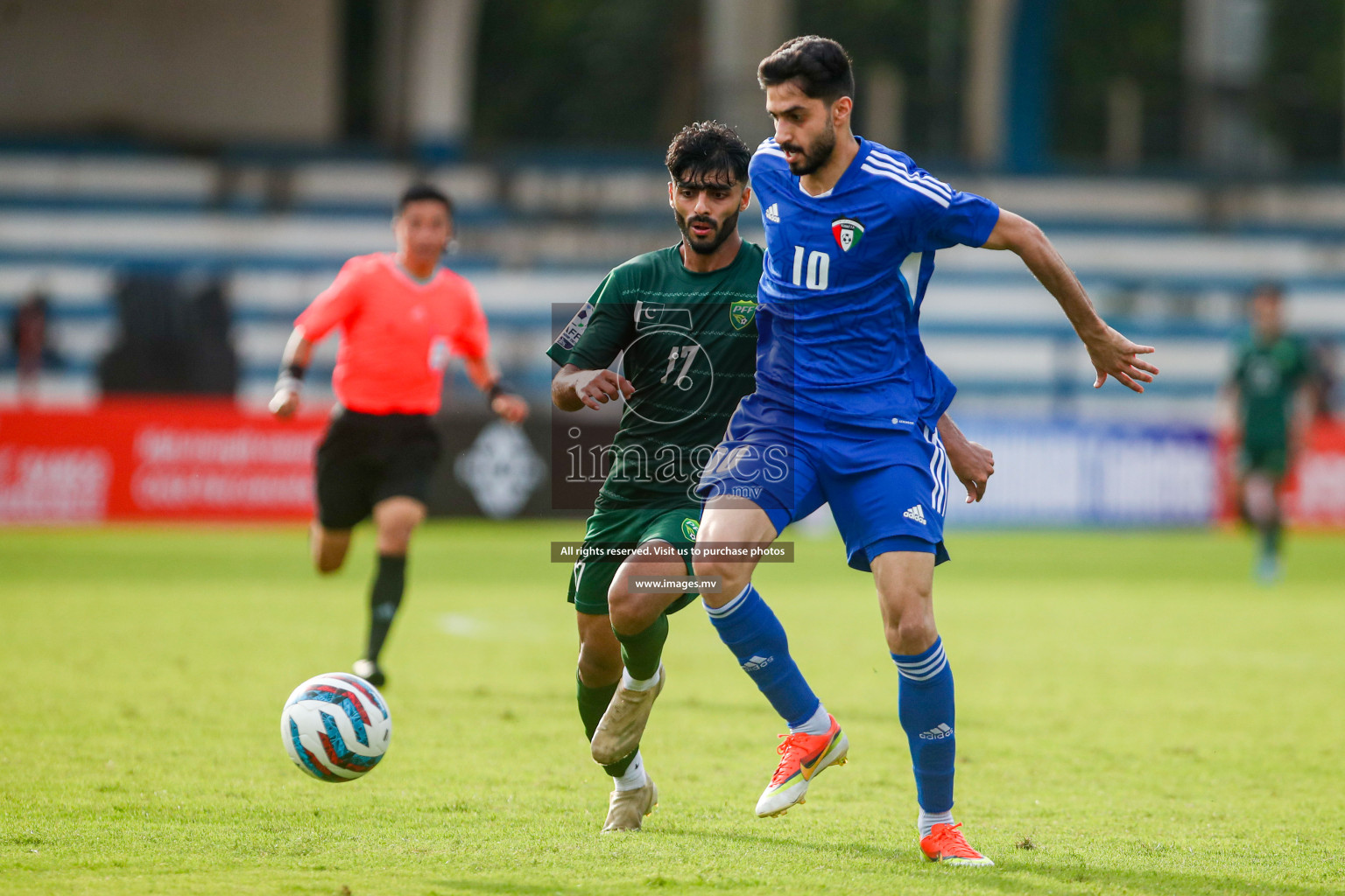 Pakistan vs Kuwait in SAFF Championship 2023 held in Sree Kanteerava Stadium, Bengaluru, India, on Saturday, 24th June 2023. Photos: Nausham Waheedh / images.mv