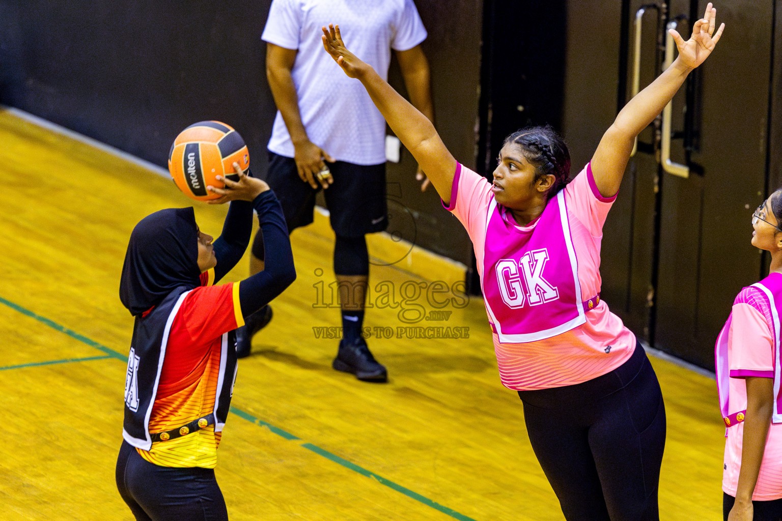 Sports Club Skylark vs Youth United Sports Club in Final of 21st National Netball Tournament was held in Social Canter at Male', Maldives on Monday, 13th May 2024. Photos: Nausham Waheed / images.mv