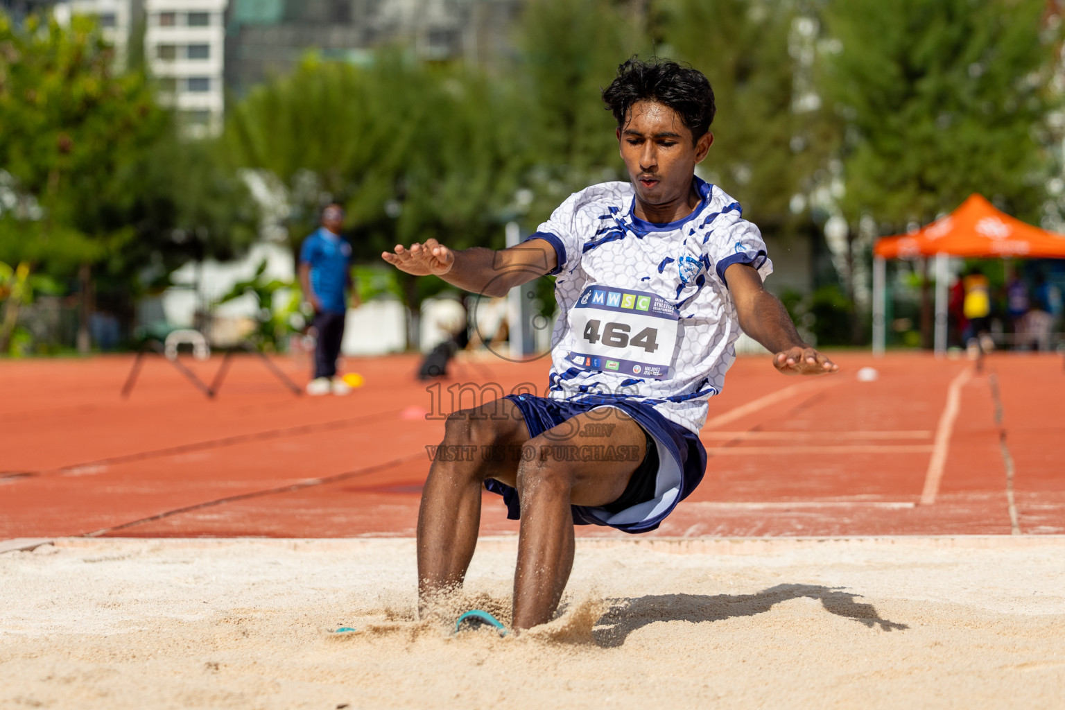 Day 2 of MWSC Interschool Athletics Championships 2024 held in Hulhumale Running Track, Hulhumale, Maldives on Sunday, 10th November 2024. 
Photos by:  Hassan Simah / Images.mv