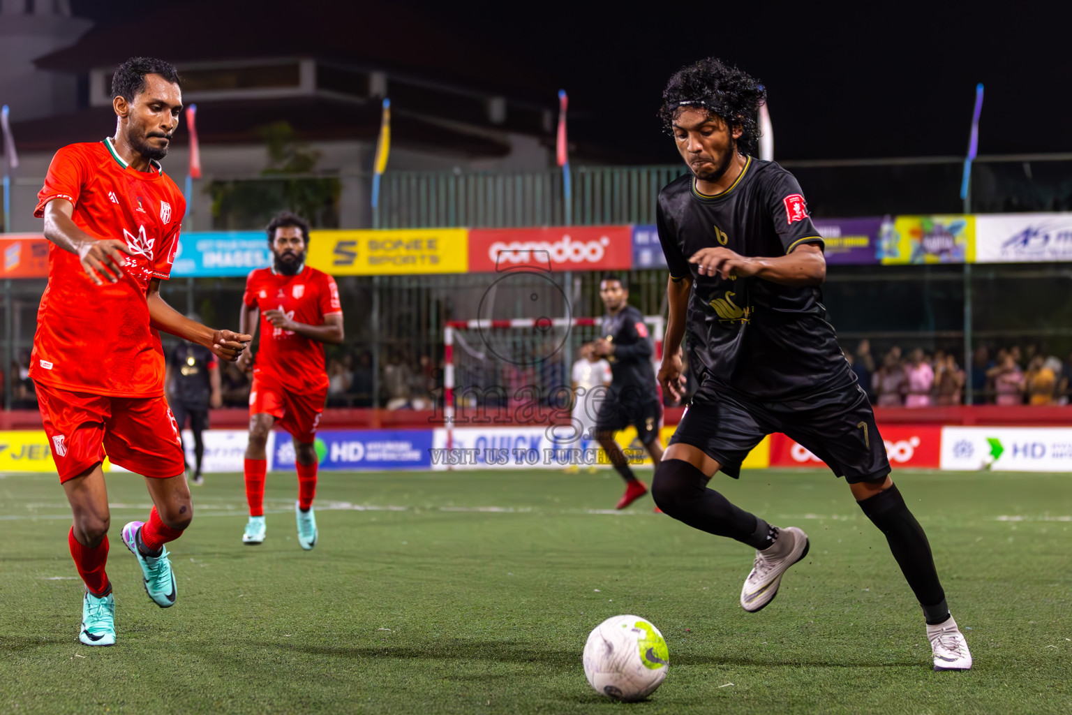 HA Kelaa vs HA Utheemu in Day 9 of Golden Futsal Challenge 2024 was held on Tuesday, 23rd January 2024, in Hulhumale', Maldives
Photos: Ismail Thoriq / images.mv