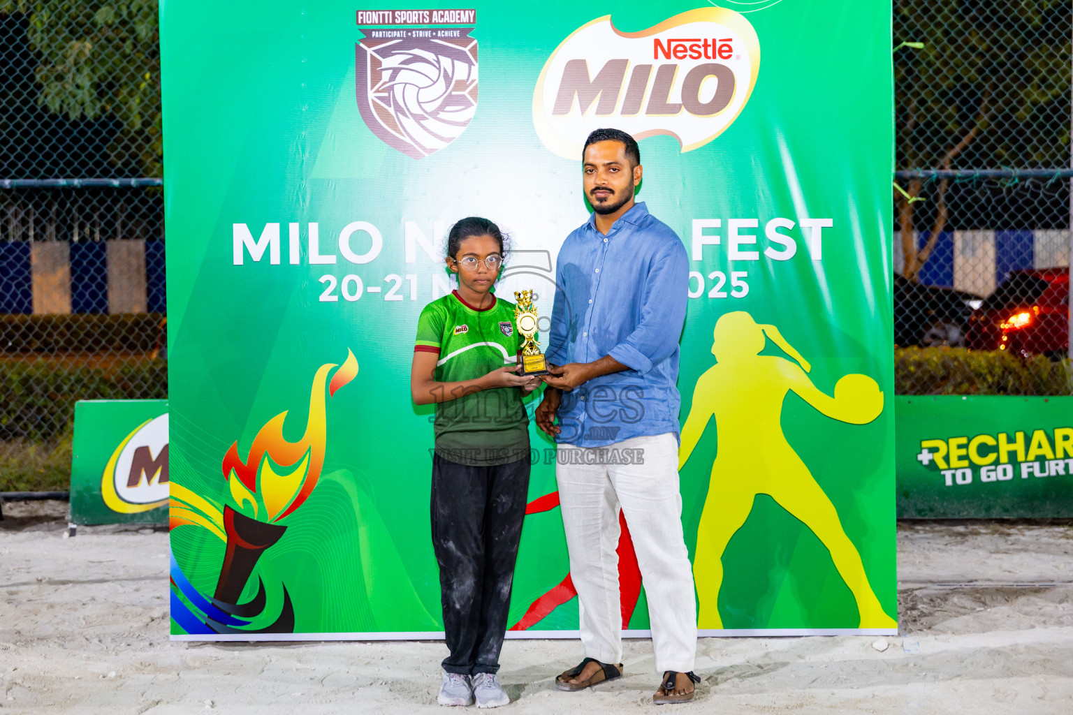 Day 2 of MILO Netball Fest 2025 was held in Cental Park, Hulhumale', Maldives on Friday, 21st November 2025. Photos: Nausham Waheed / images.mv