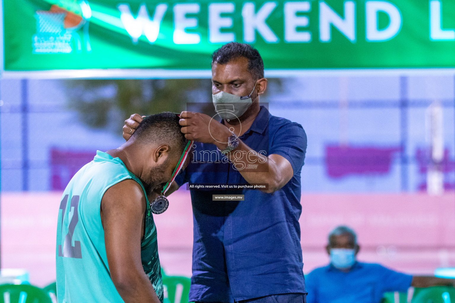 Finals of Weekend League 2021 was held on Monday, 6th December 2021, at Ekuveni Outdoor Basketball court Photos: Ismail Thoriq / images.mv