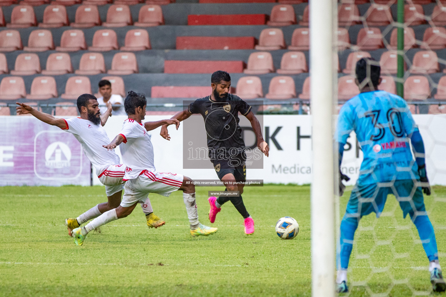 President's Cup 2023 Semi Final - Club eagles vs Buru sports, held in National Football Stadium, Male', Maldives Photos: Nausham/ Images.mv