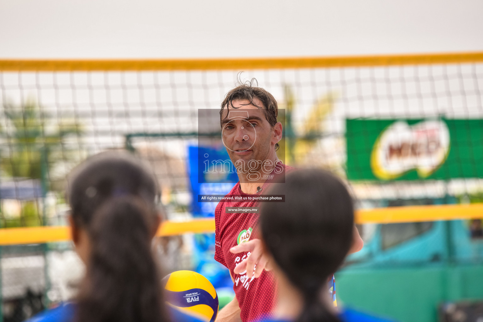 Vollyball players trainning session with Giba Photos by Nausham waheed