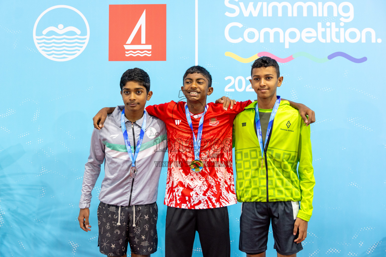 Day 4 of BML 21st Interschool Swimming Competition 2025 was held in Hulhumale' Swimming Pool, Hulhumale', Maldives on Tuesday, 14th October 2025. Photos: Mohamed Mahfooz Moosa / images.mv