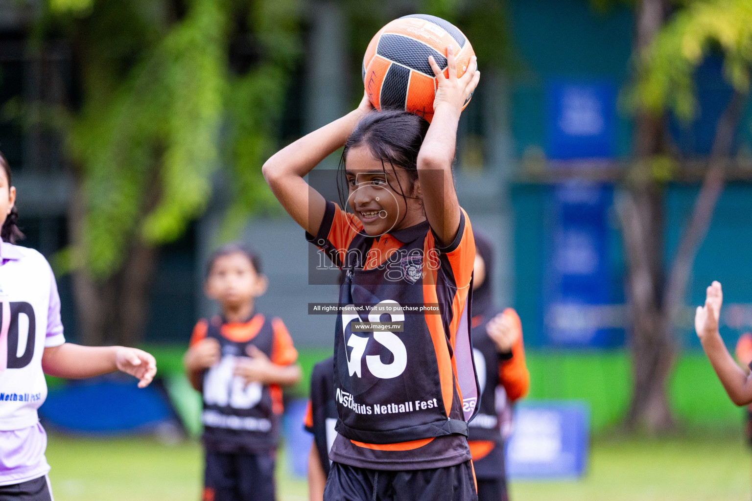 Day 2 of Nestle' Kids Netball Fiesta 2023 held in Henveyru Stadium, Male', Maldives on Thursday, 1st December 2023. Photos by Nausham Waheed / Images.mv