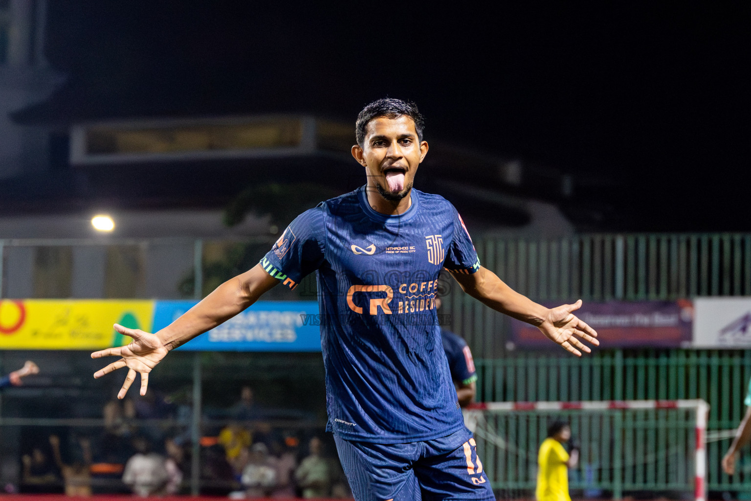 S Hithadhoo vs S Feydhoo in zone round on Day 32 of Golden Futsal Challenge 2025 was held on Wednesday , 5th February 2025, in Hulhumale', Maldives. Photos: Nausham Waheed / images.mv