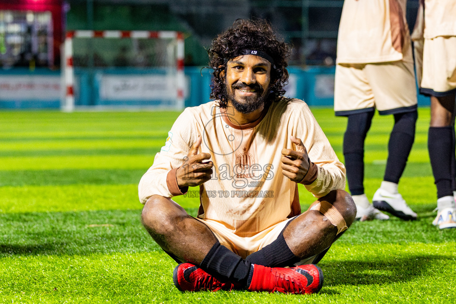 Dee Cee Jay SC vs Fools SC in Semi Finals of Laamehi Dhiggaru Ekuveri Futsal Challenge 2025 was held on Sunday, 27th July 2025, at Dhiggaru Futsal Ground, Dhiggaru, Maldives Photos: Nausham Waheed  / images.mv