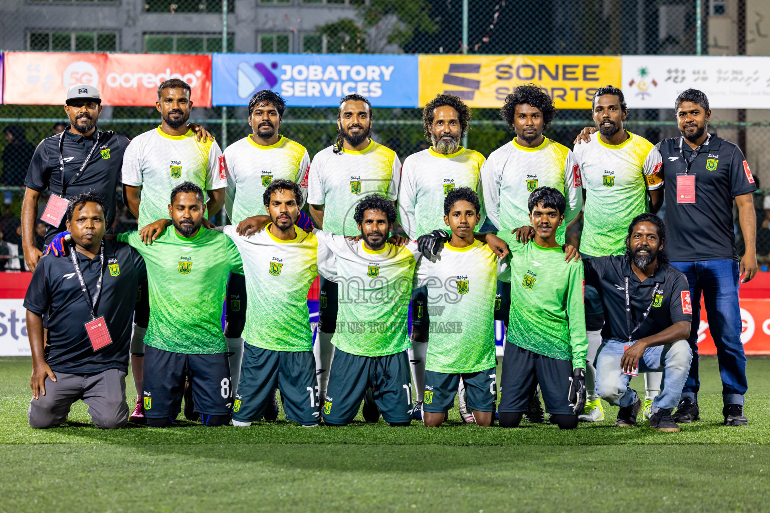HDH Kumundhoo vs Hdh Vaikaradhoo in Day 5 of Golden Futsal Challenge 2025 on Thursday, 9th January 2025, in Hulhumale', Maldives Photos: Nausham waheed / images.mv