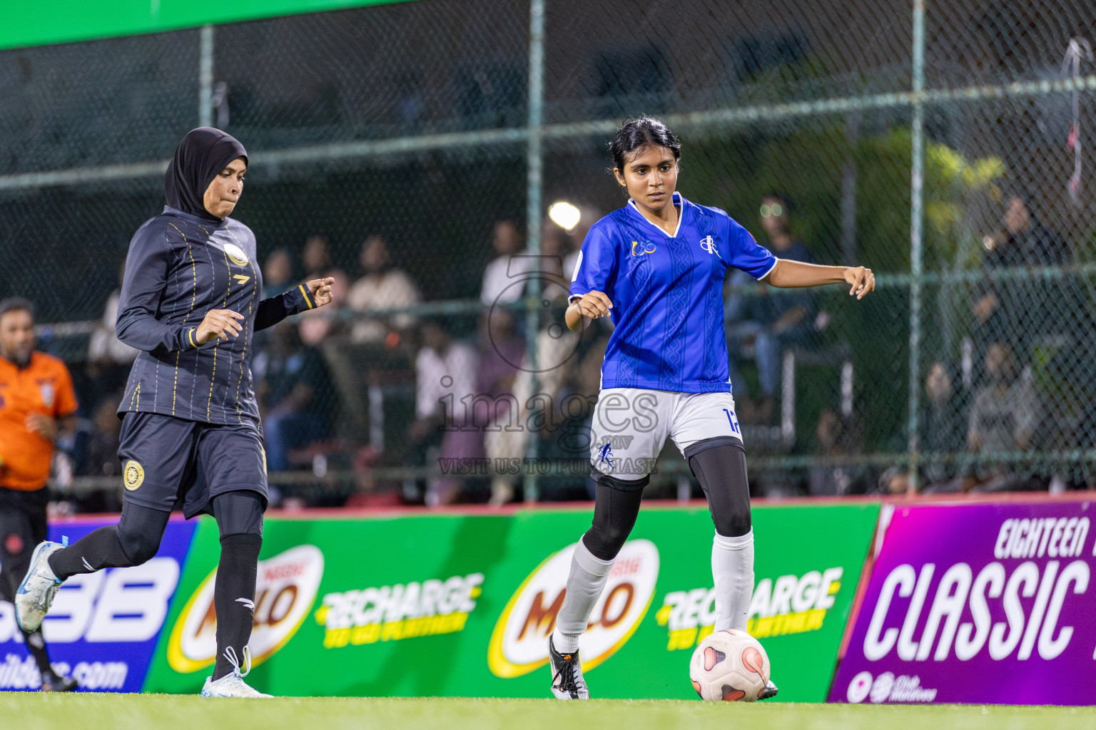 Customs RC vs Prison Club in Eighteen Thirty Classic of Club Maldives Cup 2025 held in Rehendi Futsal Ground, Hulhumale', Maldives on Thursday, 4th September 2025. Photos: Yasna Ahmed / images.mv