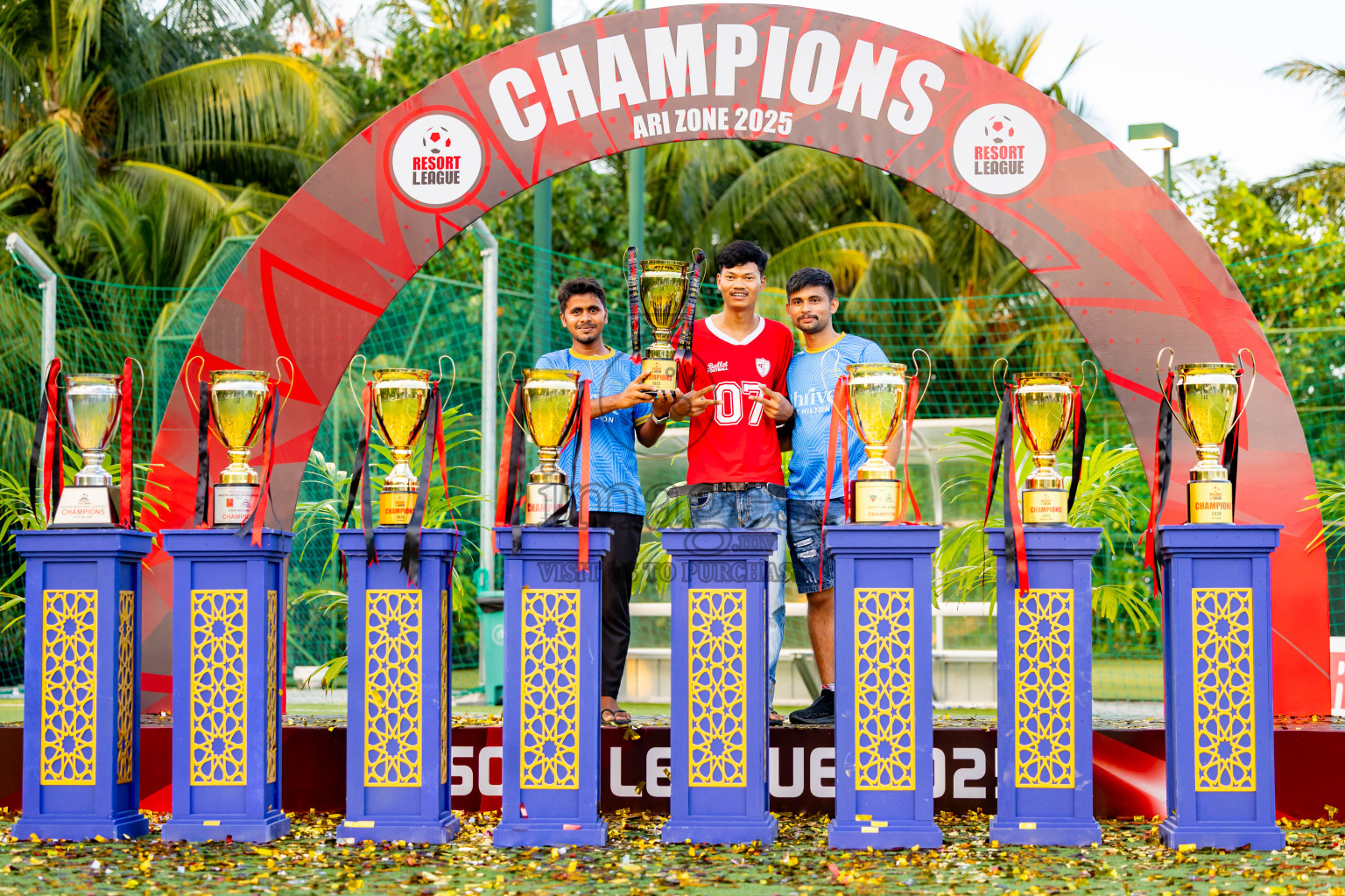 Barcelo vs Conrad in the Final of Resort League 2025 (Ari Zone) was held on Sunday, 28th June 2025 in Conrad Maldives Rangali Island, Alif Dhaalu Atoll, Maldives. Photos: Nausham Waheed / images.mv